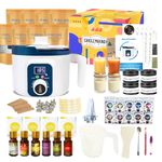 Complete Candle Making Kit with Digital Wax Melting Pot, DIY Candle Kits Maker for Adults, Soy Wax for Candle Making, Full Scented Candle Kit for Art & Craft