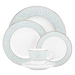 Lenox 5-Piece Opal Innocence Blue Plate Setting, White