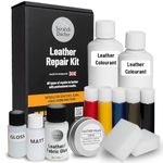 Scratch Doctor Complete Leather Repair Kit Patch, Fill, Repair & Recolour Scratches, Tears, Holes in Leather Furniture, Sofas, Car Seats (Dark Grey)