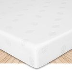 Good Nite Double Mattress Memory Foam Mattress Breathable Mattress with Soft 3D Knitted Fabric Fire Resistant Skin-Friendly 4FT6 Mattress 135x190x11cm