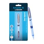 Luxor Schneider, One Hybrid Roller Ball Pen - Blue, 0.5 mm, 2000 mtrs writing length, Waterproof Ink, Consistent ink flow, Ideal for Professionals & Office essential