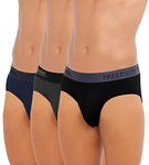 FREECULTR Men's Underwear Anti Bacterial Micromodal Airsoft Brief - Non Itch No Chaffing Sweat Proof Size M Pack of 3-Ash Grey,Prussian Blue,Pot Black