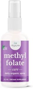 nbpure Methylfolate Vitamin B9 Spray Supplement, Liquid Folic Acid Spray, 1 oz