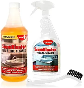 ForceField ScumBlaster: Soap Scum Remover, Tile and Grout Cleaner, Hard Water Stains and Rust, Industrial Strength