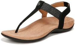 Vionic Women's Toe post Slingback Sandal Brea Shoes with Arch Support Wide Fit