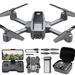 Holy Stone HS440D Drones for Adults with Camera 4K, Foldable GPS Drone with 19Mins Flight Time, Auto Return, Follow Me, Waypoints, 5G Transmission, Under 249g Easy for Beginners