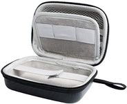 Hard Case for Carson MicroBrite Plus Pocket Microscope (MM-300 or MM-300MU) and MicroFlip (MP-250 or MP-250MU) Travel Storage Carrying Include Carabiner and Strap by Jiusion