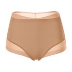 DaiDaili Women's Mulberry Silk Underwear, Natural silk knickers for ladies, Breathable, Multi-Colour, Boxer Briefs, High-Cut Briefs, Classic Briefs, (UK, Alpha, M, L, Regular, Regular, Brown)