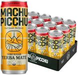 MACHU PICCHU ENERGY, Zero Sugar Yerba Mate, Clean Energy Drink Alternative, 12oz (Pack of 12) - 120mg Organic Green Coffee Bean Caffeine, Low Calorie, USDA Organic, No Artificial Flavors (Wild Berry)