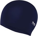 TYR Latex Swim Cap, Navy