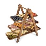 TOSCANA - a Picnic Time brand 829-03-512-000-0 3-Tiered Ladder Serving Station, One Size