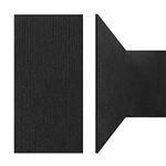 UMIACOUSTICS Art Acoustic Panels Sound Absorbing 3 Pack Premium Acoustical Wall Panel, 48" X 24" X 0.4" Flame Retardant Decorative Panels, Creative Slotting Design (Non-equidistant slot, Black)