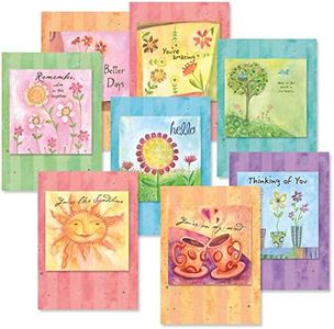 Current In This Together Friendship Greeting Cards Value Pack - Set of 16 (8 designs) Large 5 x 7 cards, Sentiments Inside, Thinking of You Cards, Envelopes Included