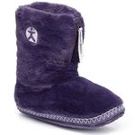 Bedroom Athletics Women's - Marilyn - Classic Faux Fur Slipper Boot - Sweet Grape - UK 5/6