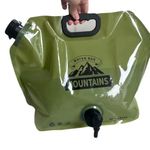 Kruvad Camping Water Saving Container Bag 8L Drinking Water Portable and Convenient Collapsible with Faucet Water Tank Mountain Container Bag for Outdoor Adventures and Emergencies [ 31x41x1 CM ]