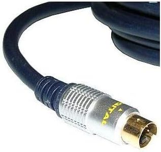 5m SVHS S-Video Video Cable Lead Gold Plated OFC DVD Home Theatre