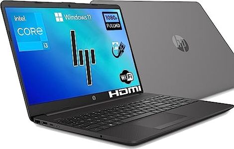 Ordinateur portable HP i3 250 G8 avec écran LED 15.6" HD Cpu Intel Core i3-1115G4 11Th Gen jusqu'à 4.1 Ghz,RAM 8 Go DDR4,graphic Intel UHD,Hdmi Live An Wi-Fi B. Bluetooth/Windows 10 Pro.