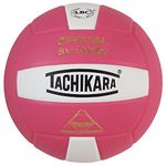 Tachikara SV5WSC Sensi-Tec Composite Colorful High Performance Volleyball, Pink/White