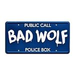 Bad Wolf | Metal Stamped License Pl