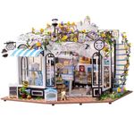 DIY Miniature Dollhouse Kit - Crafts Tiny House Kit, Mini House Making Kit with Furniture, Craft Gifts/Home Decoration for Family (Pet Club)