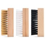 Reshoevn8r Sneaker Shoe Cleaner 3 Brush Set Soft Medium Stiff Suede Leather Mesh