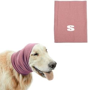 Quiet Ears for Dogs Dog Hoodies Hat Calming Dog Hood for Noise Protection Dogs No Flap Ear Wraps for Dogs, 1Pc Dog Hoodies Hat Calming Dog Hood, Calming Dog Ears Cover Dog Ear Muffs, Pink (Pink, S)