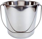 Stainless Steel Bucket with Handle 12Ltr HDuty Premium Quality 12L Pail