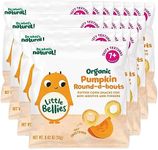 Little Bellies Organic Pumpkin Round-a-Bouts Baby Snack (Pack of 18 x 0.42 oz Individual Packs)