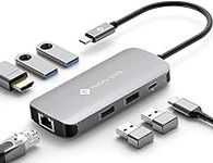 USB C Hub Ethernet 4K@60 USB C HDMI
