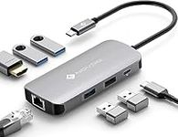 USB C Hub Ethernet 4K@60 USB C HDMI