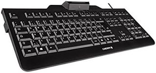 Cherry KC 1000, Smartcard TAA Compliant USB Keyboard (JK-A0104EU-2),Black