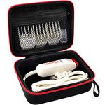 Case Compatible with Wahl Professional Peanut Classic Clipper Trimmer #8685 8655 8655-200 8633 8081 8035. Hair Clipper Organizer Holder for Attachment Comb, Oil,Blade Guard (Box Only)