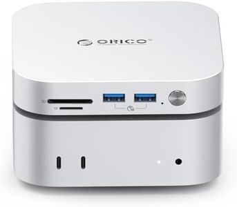 ORICO Minimata Max 1TB Storage & Docking Station, External SSD Expansion for Mac mini M4, Up to 1000MB/s, USB3.2/SD/TF/Audio Ports, Seamless Design - M4Max