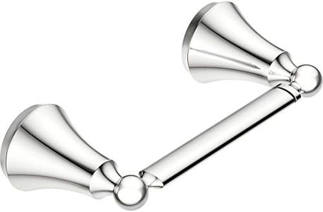 Moen YB5208CH Wynford Double Post Pivoting Toilet Paper Holder, Chrome