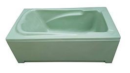 MADONNA Bonn Acrylic 4.5 feet Portable Bathtub for Small Bathroom - Green