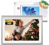 NexFoto 10.1 Inch Digital Picture Frame, Digital Photo Frame 64GB, Electronic Picture Frame Dual WiFi Touch Screen Bluetooth, Motion Sensor, Easy Share Photos Video via NexFoto App, Gift for Mom Dad