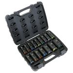 Sealey 1/2"Sq Drive Impact Socket Set, 16pc AK5818M