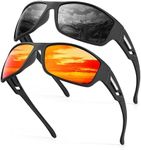 KALIYADI Sunglasses-Men Polarized Sports Sun-glasses: Mens Sunglasses Polarized UV Protection Driving Running Cycling Outdoor