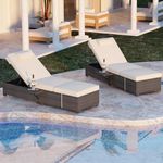 GarveeLife Patio Chaise Lounges Set