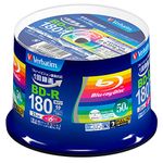 50 Verbatim Blu Ray 25 Gb Bd-r Single Layer 6x Speed Original Spindle Printable Blueray