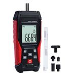 2-in-1 Digital RPM Tachometer Non-Contact RPM Gauge Tester Meter 3~100,000RPM | Contact Tach Speed Meter 3~19,999RPM Small Engine Tachometer with 4 Contact Probes, Data Hold, Max/Min, Backlight