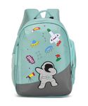 HOT SHOT 1358 Junior Series Green Spaceman Bag, School Bag, Tuition Bag, Kids Bag, Boys&Girls 22 L School Bag