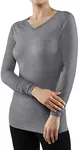 Falke Women's Standard Wool Tech Light Long Sleeve, Grey (Grey-Heather 3757)