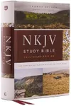 NKJV Study Bible, Hardcover, Burgun
