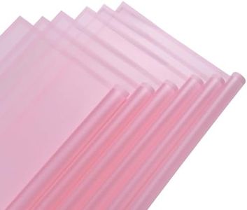 VOWOVOSDAY 20 Pcs Flower Wrapping Paper,Floral Wrapping Paper Waterproof F Bouquet Packing Material Florist Bouquet Supplies DIY Craft Gift Packing (5-Pink)