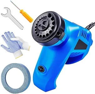 Drill Bit Sharpener, Power Drill Bit Sharpener with Wrench Screwdriver Grinding Wheel For All Bits(1/8''- 15/32''), Twist Drill Bit Sharpener Grinder 130° Standard Drill Bits