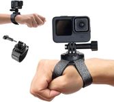 TELESIN Hand Strap for Action Camera, 360 Rotation Arm Ankle Mount Band Holder Bike Mount for GoPro Max Hero 12 11 10 9 8 7 6 5 Insta360 One R X2 Go2 DJI Osmo Action 2 Camera Accessories