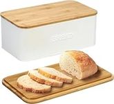 OUTSHINE White Bread Box for Kitche