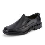 Dockers Men’s Proposal Leather Slip-on Loafer Shoe, Black, 12 Wide