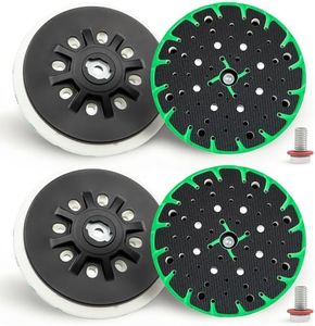 Husbra Enetics Upgraded 202458 6 Inch Soft Sanding Pad, Compatible with Festool ETS 150/3 EQ, ETS 150/5 EQ, ETS EC 150/3 EQ, ETS EC 150/5 EQ Sander, 2 Pack (202458, 2)